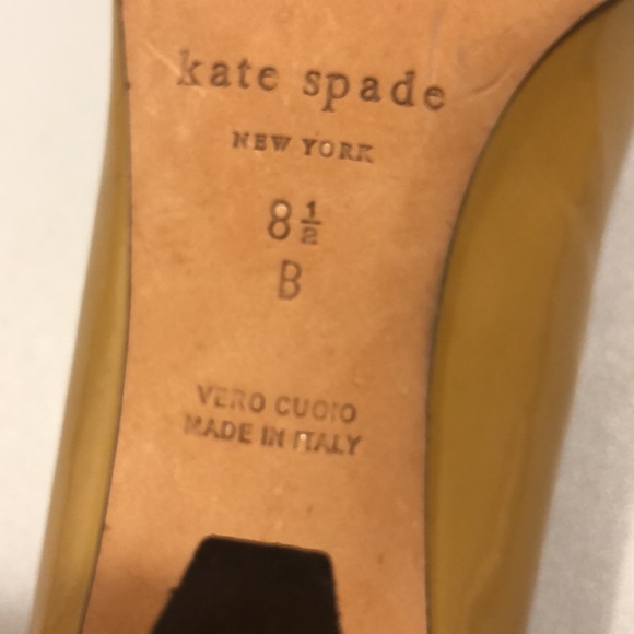 Kate Spade Patent Heels-Tan - Picture 2 of 12